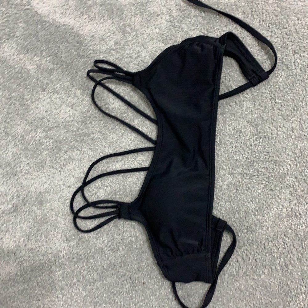 Black Ribbed Bikini - Picture 6 of 7